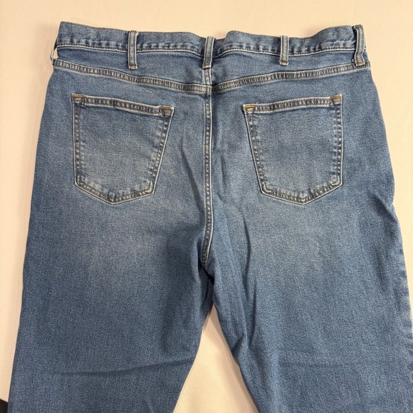 Old Navy Mens Straight Leg Built-In Flex Jeans - Size 40x32 - Blue Denim - Picture 9 of 9